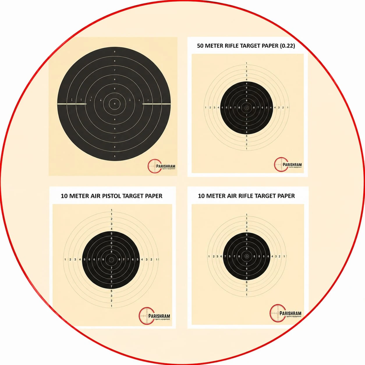 SHOOTING TARGET PAPER ( RIFLE & PISTOL )
